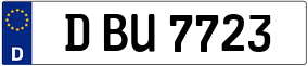 Truck License Plate